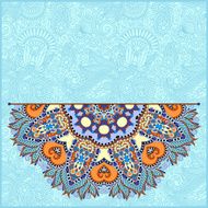 round pattern in ukrainian oriental ethnic