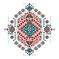 Beautiful Mexican Tribal vector isolated ornament N2