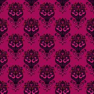 Floral damask seamless ornamental background N2
