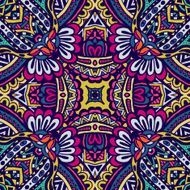 Abstract seamless tribal vector background N3