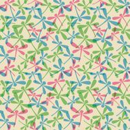 seamless pattern with dragonflies N7