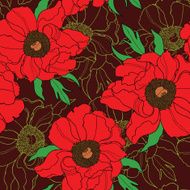Seamless pattern with flowers rose N45