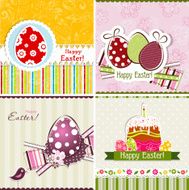 Template Easter greeting card N2