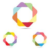 Abstract Logo Icons for any type of business Vector