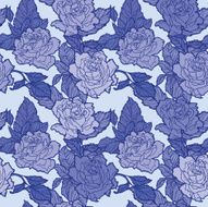 Seamless pattern with flowers rose N46