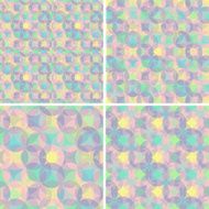 abstract retro geometric pattern N30