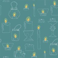 Seamless texture of candles