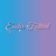 Easter festival Typographical Background