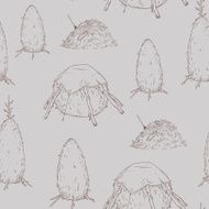 Seamless texture with hay