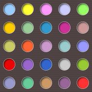 Abstract multicolored holes