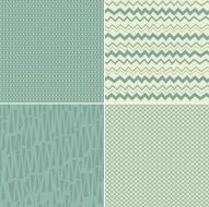 Set of four seamless abstract backgrounds N3