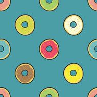 colored donuts