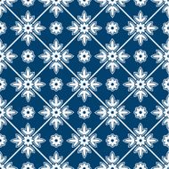 Blue and white delft pattern N11