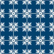 Blue and white delft pattern N14