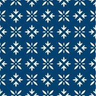 Blue and white delft pattern N16
