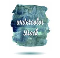 Blue vector watercolor background