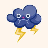 weather rainy day theme elements N32