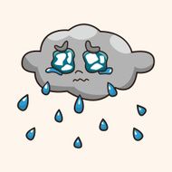 weather rainy day theme elements N34