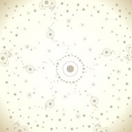 Abstract background with circles - Vector