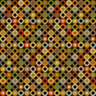 Vintage seamless background of round elements dots
