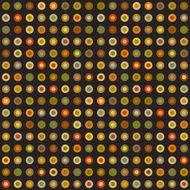 Vintage seamless background of round elements dots N2