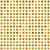 Vintage seamless background of round elements dots N3