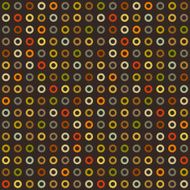 Vintage seamless background of round elements dots N4