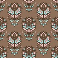 cute vintage seamless vector pattern N2