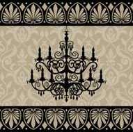 vintage chandelier N2