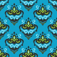 abstract damask seamless floral design N2