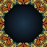 Frame for text in the Indian style N5