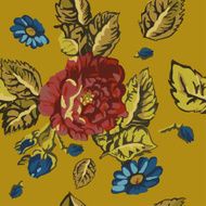 Seamless fabric pattern N15