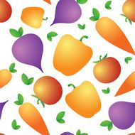 Seamless background of beautiful and juicy vegetables