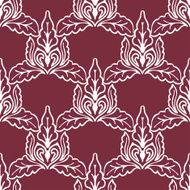 Seamless with vintage floral pattern N107