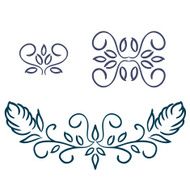 Isolated Abstract Floral pattern N9