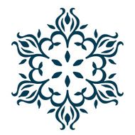 Isolated Abstract Floral pattern N15