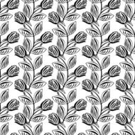 Seamless with vintage floral pattern N117