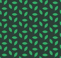 Minimalist green leaves seamless pattern N2