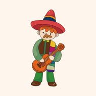 Mexican theme elements N96