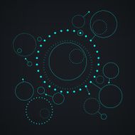 Abstract technology geometric background N2