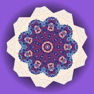 Mandala design Ethnic ornament Template for menu greeting card invitation