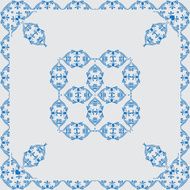 ornamental vector frame with Center N5