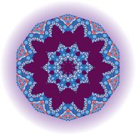 Mandala tribal design Ethnic ornament Template for menu greeting card
