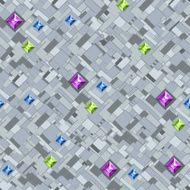 Geometric texture with colorful diamonds Vector