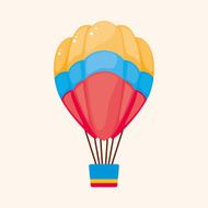 style hot air balloon theme elements N88