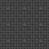 Retro Wallpaper Design Template Black 6 N2