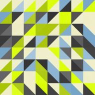 Geometric triangles background Mosaic N5