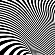 Pattern with optical illusion Black and white background N11