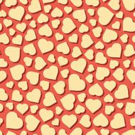 Hearts Seamless pattern Vector illustration N2
