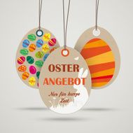 3 Vintage Price Sticker Background GER